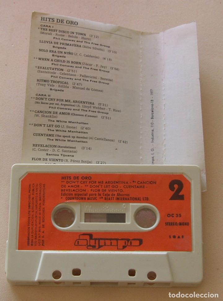 Casetes antiguos: HITS DE ORO (CAJ-4) - Foto 2