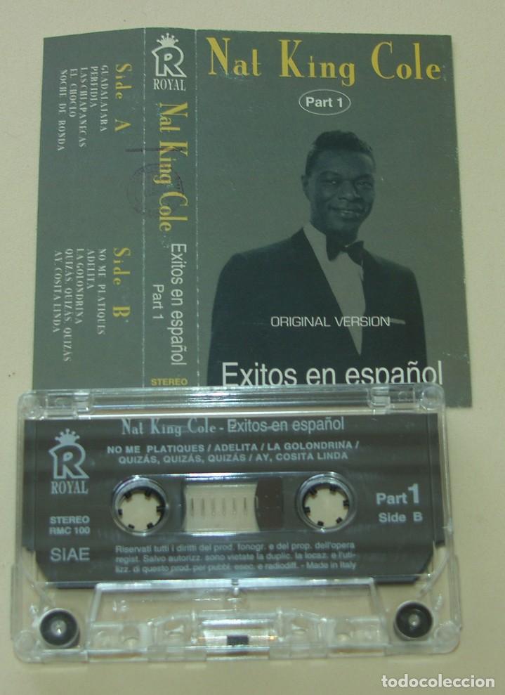Casetes antiguos: NAT KING COLE - EXITOS EN ESPA&Ntilde;OL PART 1 (CAJ-4) - Foto 1