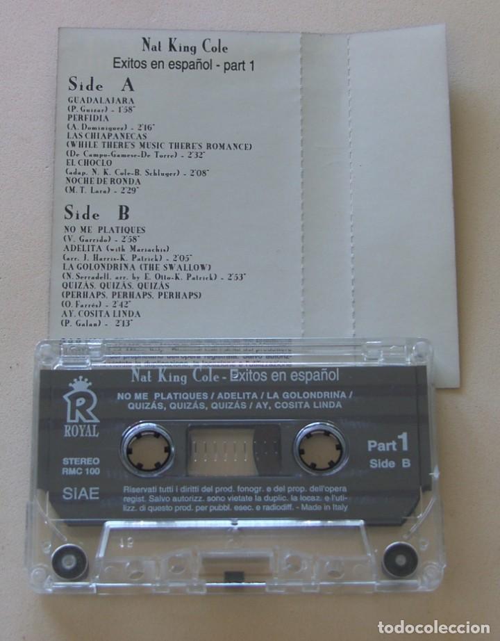 Casetes antiguos: NAT KING COLE - EXITOS EN ESPA&Ntilde;OL PART 1 (CAJ-4) - Foto 2