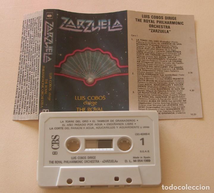 Casetes antiguos: LUIS COBOS - ZARZUELA (CAJ-4) - Foto 1