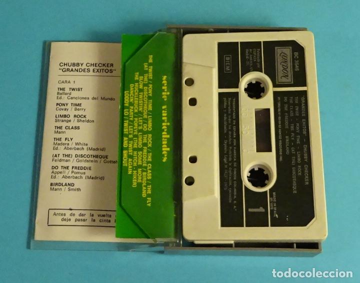 Casetes antiguos: CHUBBY CHECKER. GRANDES EXITOS. LONDON 1976 - Foto 3