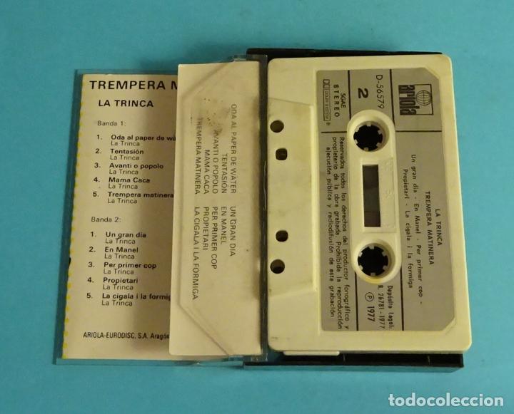 Casetes antiguos: LA TRINCA. TREMPERA MATINERA. ARIOLA 1977 - Foto 3