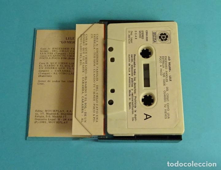 Casetes antiguos: LELE. LO MEJOR. DISCOSA 1981 - Foto 3