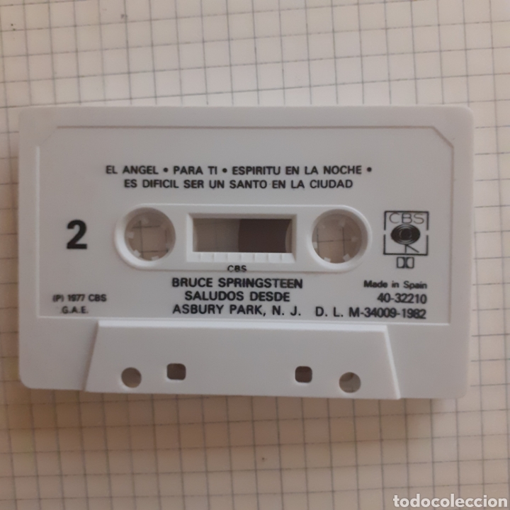 Casetes antiguos: Bruce Springsteen. Asbury Park. 1982 Espa&ntilde;a. - Foto 2