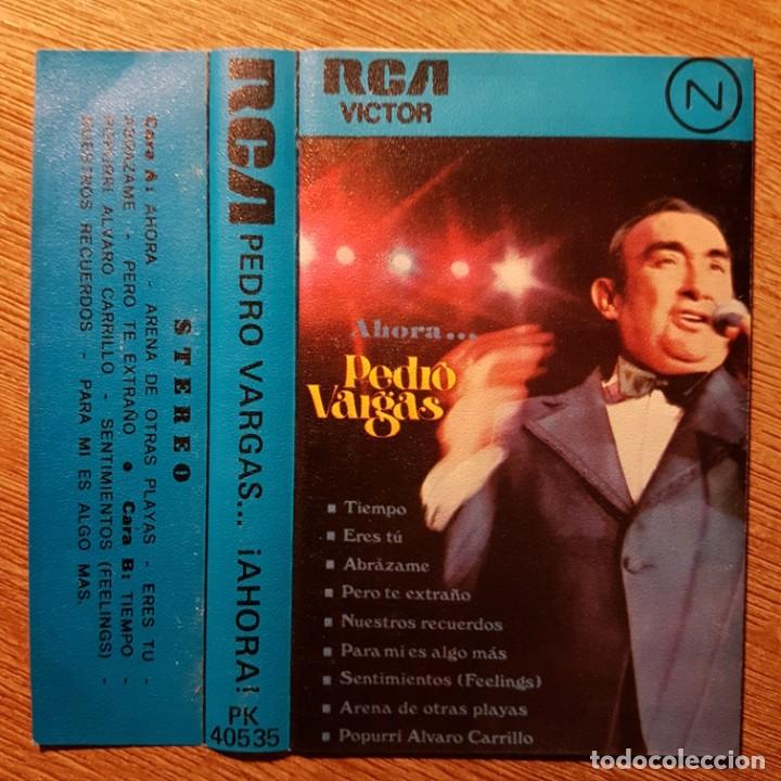 Casetes antiguos: CASETE AHORA... PEDRO VARGAS. RCA - Foto 1