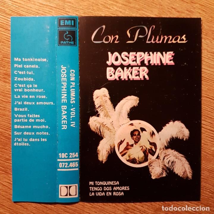 Casetes antiguos: CASETE DE JOSEPHINE BAKER. CON PLUMAS. EMI - Foto 1