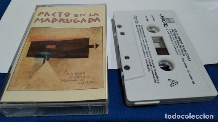 Casetes antiguos: CASETE CINTA CASSETTE ( PACTO EN LA MADRUGADA ) 1990 JERCAR - POP ESPA&Ntilde;OL A&Ntilde;OS 80 NUEVA