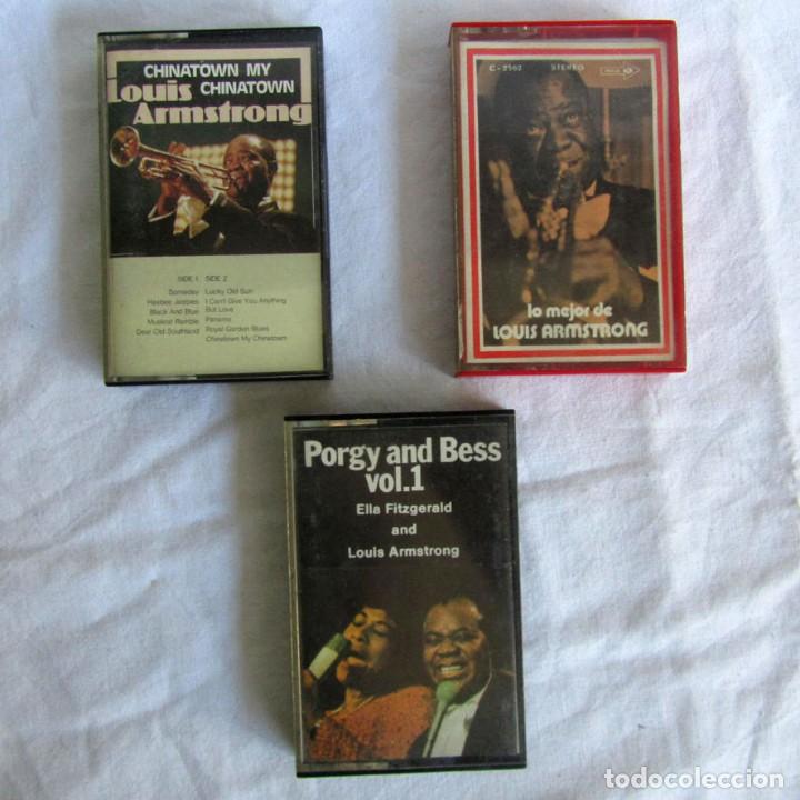 Casetes antiguos: 3 cassettes de Louis Armstrong - Foto 1