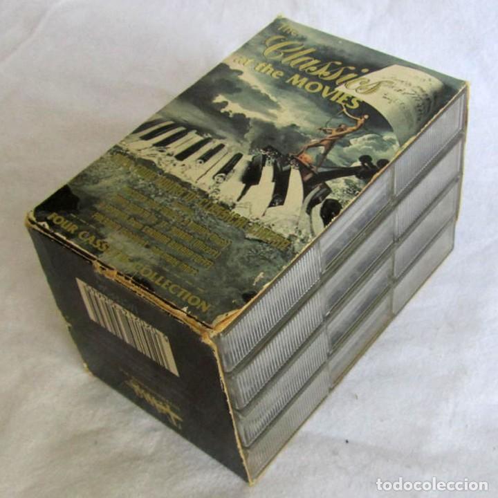 Casetes antiguos: Pack de 4 cintas de cassette The Classics at the Movies, m&uacute;sica cl&aacute;sica de pel&iacute;culas