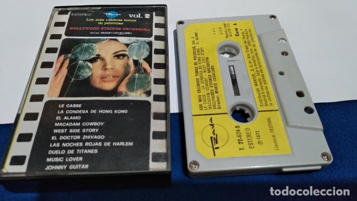 Cassetes antigas: CASETE CINTA CASSETTE ( LOS MAS CELEBRES TEMAS DE PELICULAS VOL 2 ) 1972 TRAMA MARFER