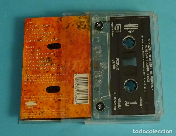 Casetes antiguos: ROSARIO. SIENTO. 1994 EPIC - Foto 2