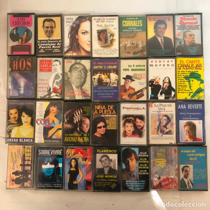 Casetes antiguos: BUEN LOTE DE 28 CASETES MUSICA ESPA&Ntilde;OLA