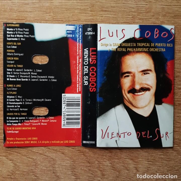 Casetes antiguos: CASETE DE LUIS COBOS. VIENTO DEL SUR - Foto 1