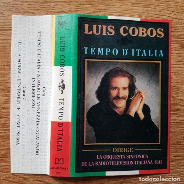 Casetes antiguos: CASETE DE LUIS COBOS. TEMPO DITALIA - Foto 1