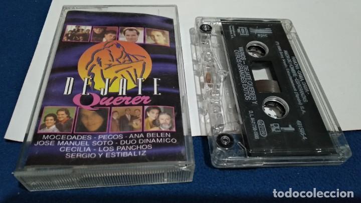 Casetes antiguos: CASET CINTA CASSETTE ( DEJATE QUERER ) 1998 EPIC SONY: PECOS - CECILIA - MOCEDADDES - SERGIO Y ESTIB