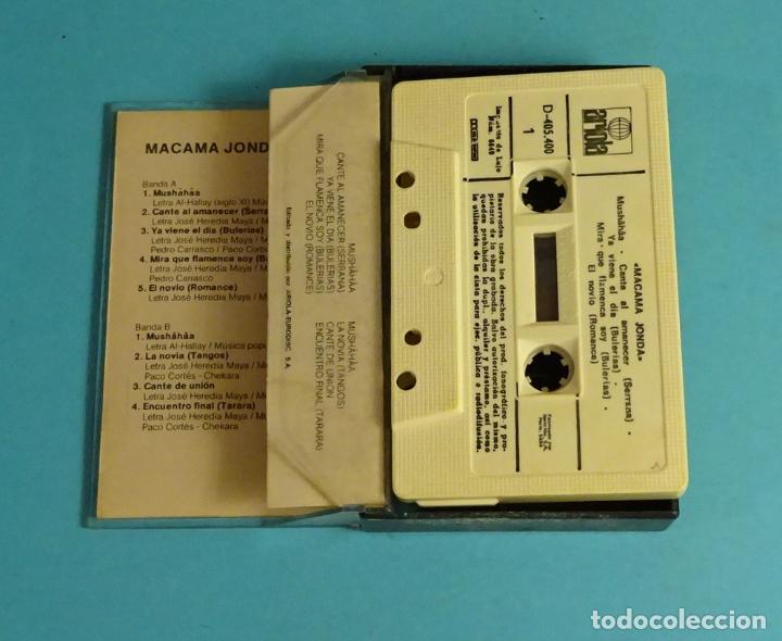 Casetes antiguos: MACAMA JONDA. ARIOLA. 1983 - Foto 2