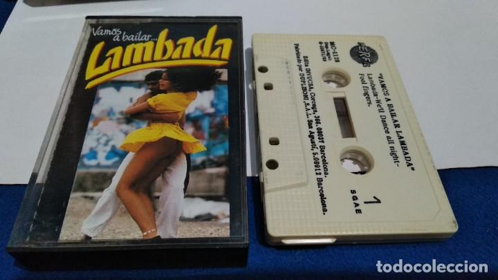 Casetes antiguos: CASET CINTA CASSETTE ( VAMOS A BAILAR LAMBADA ) 1989 PERFIL