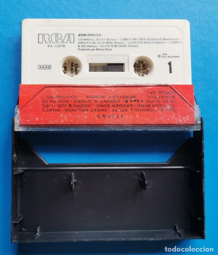 Casetes antiguos: Casete JOHN DENVER `Downhill Stuff` - Foto 2