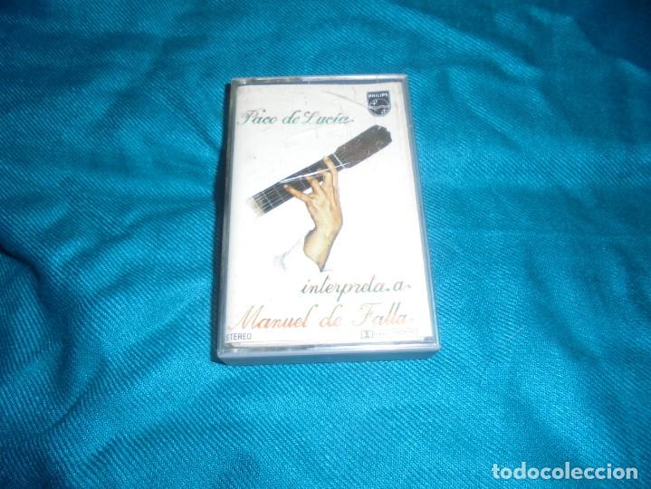 Casetes antiguos: PACO DE LUCIA. INTERPRETA A MANUEL DE FALLA. PHILIPS, 1978. CASETE (#) - Foto 1