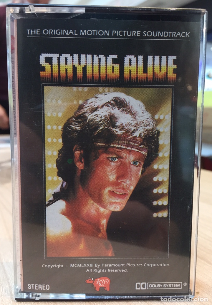 Casetes antiguos: CASSETTE STAYING ALIVE - CINE B.S.O. - COMO NUEVA - Foto 1