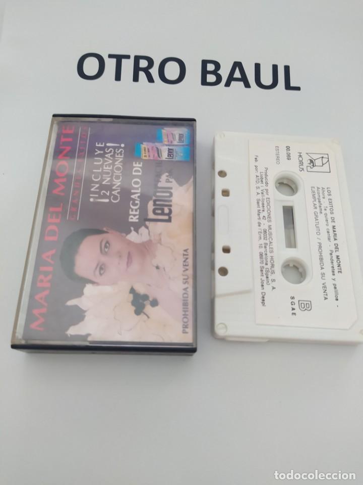 Casetes antiguos: cinta de cassette maria del monte, grandes exitos - Foto 1