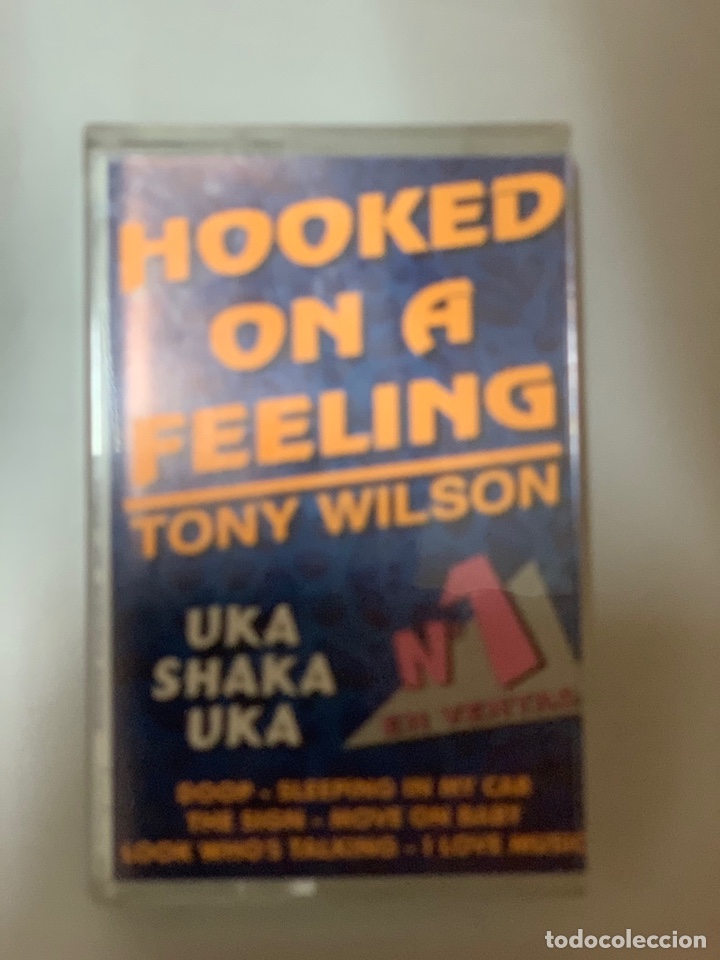 Casetes antiguos: CASSETTE &middot;&middot;&middot;&middot;&middot; HOOKED ON A FEELING , TONY WILSON - Foto 1