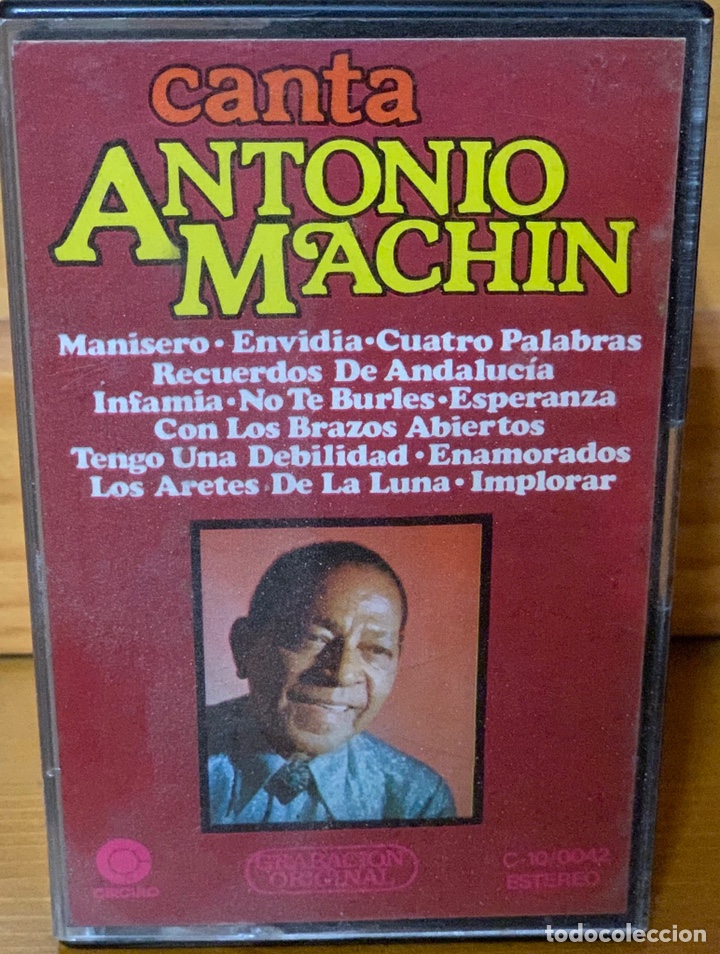 Casetes antiguos: CASSETTE &middot;&middot;&middot;&middot;&middot; CANTA ANTONIO MACHIN . - Foto 1