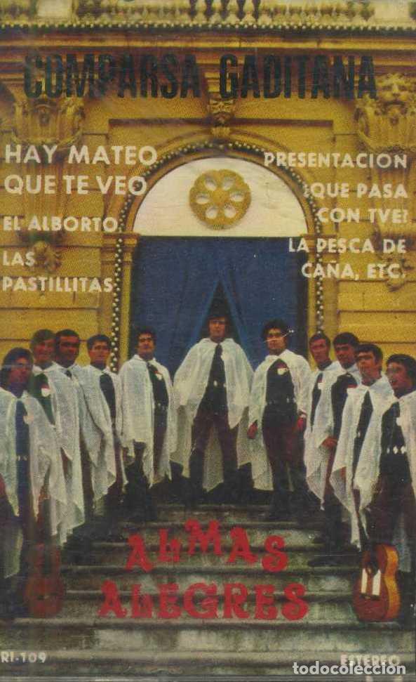 Casetes antiguos: ALMAS ALEGRES. COMPARSA. CARNAVAL 1977. CAR-2621 ,2 - Foto 1