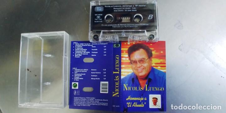 Casetes antiguos: NICOLAS LUENGO-CASSETTE HOMENAJE AL ABUELO - Foto 1