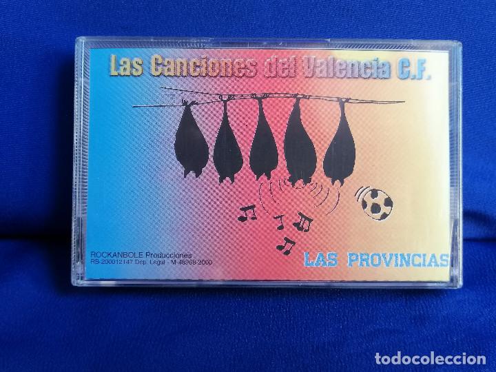 Casetes antiguos: LAS CANCIONES DEL VALENCIA C.F. - Foto 2