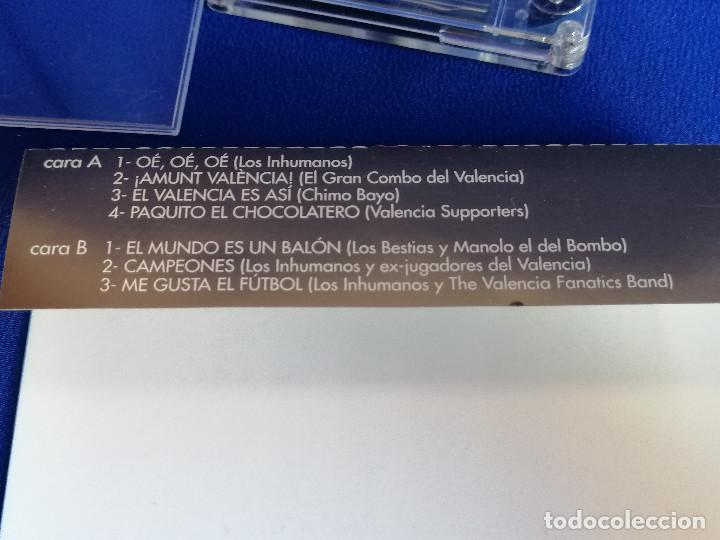 Casetes antiguos: LAS CANCIONES DEL VALENCIA C.F. - Foto 6