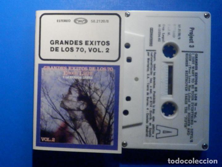 Casetes antiguos: Cinta Cassette - Grandes Exitos de los 70&acute;s Vol.2 - Project 3 1982 - Foto 1