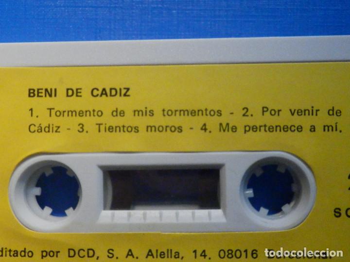 Casetes antiguos: Cinta Cassette - Beni de Cadiz - DCD 1985 - Foto 3
