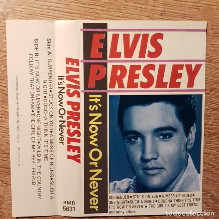 Casetes antiguos: CASETE ELVIS PRESLEY IT'S NOW OR NEVER