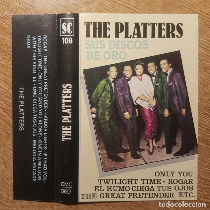 Casetes antiguos: CASETE THE PLATTERS SUS DISCOS DE ORO - Foto 1