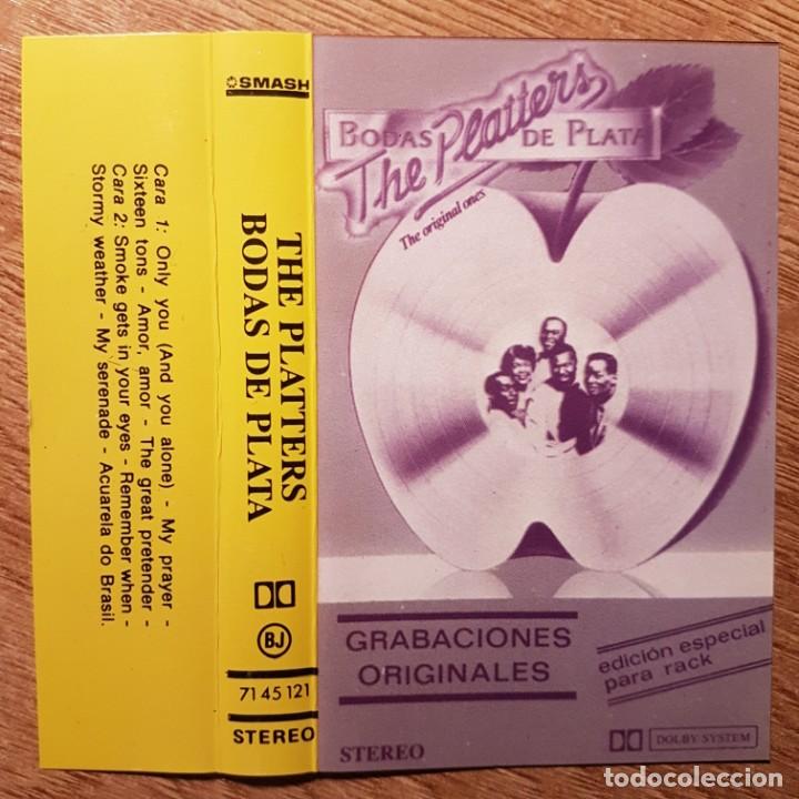 Casetes antiguos: CASETE THE PLATTERS BODAS DE PLATA - Foto 1