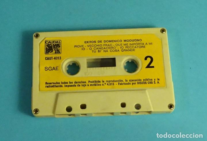 Casetes antiguos: &Eacute;XITOS DE DOMENICO MODUGNO. 1976. SOLO CASETE - Foto 2