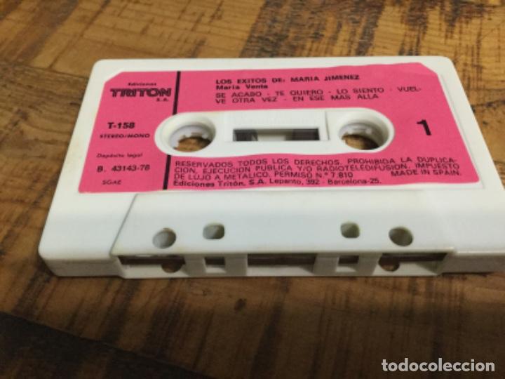 Casetes antiguos: MARIA JIM&Eacute;NEZ - LOS &Eacute;XITOS - MARIA VENTA - CASSETTE - Foto 3
