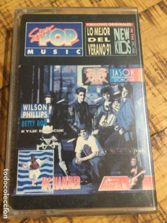 Casetes antiguos: LO MEJOR DEL VERANO 91 - SUPER POP MUSIC -CASSETTE - VERSIONES ORIGINALES - 1991