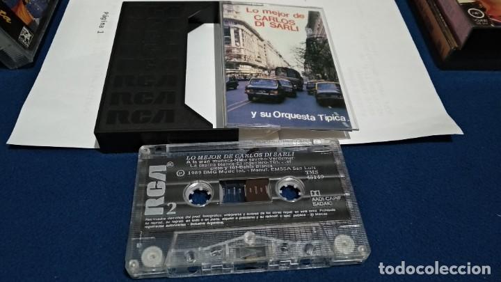 Cassetes antigas: CASETE CINTA CASSETTE ( LO MEJOR DE CARLOS DI SARLI Y SU ORQUESTA TIPICA) 1989 RCA
