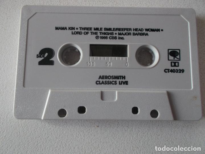 Casetes antiguos: AEROSMITH, CLASSICS LIVE.1986 - Foto 4
