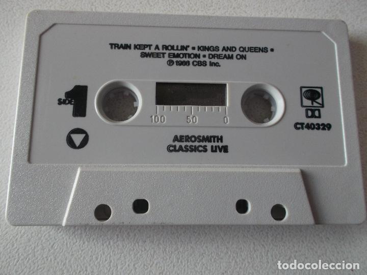 Casetes antiguos: AEROSMITH, CLASSICS LIVE.1986 - Foto 5