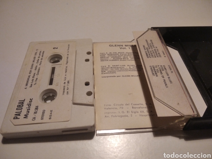 Casetes antiguos: GLENN MILLER cassette - Foto 3