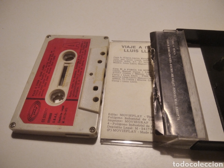 Casetes antiguos: Llu&iacute;s Llach, viaje a &Iacute;taca - Foto 3