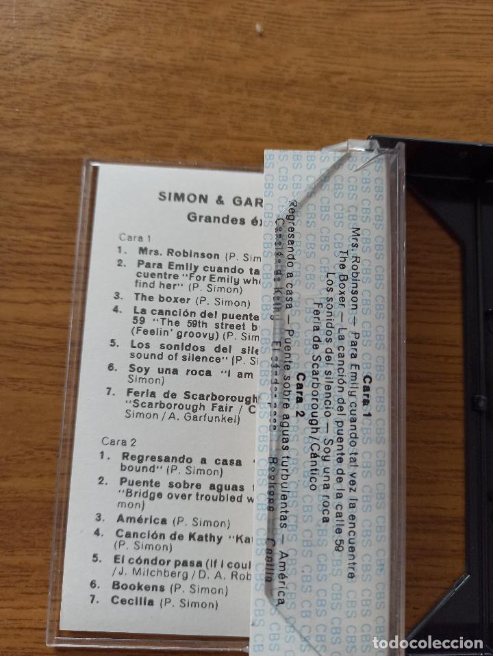 Casetes antiguos: SIMON Y GARFUNKEL GRANDES EXITOS - Foto 2