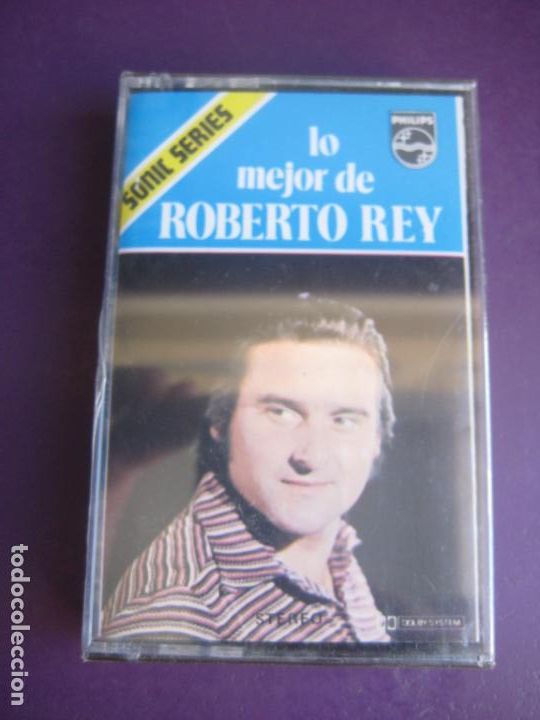 Casetes antiguos: LO MEJOR DE ROBERTO REY - CASETE PHILIPS PRECINTADA - CANTO A LEON- MELODICA FOLK 70'S