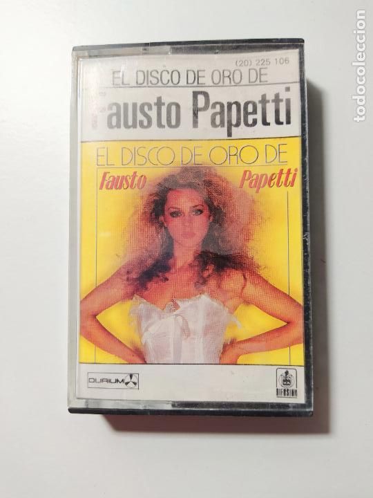 Old Cassettes: EL DISCO DE ORO DE FAUSTO PAPETTI. CASETE. TDKCST15
