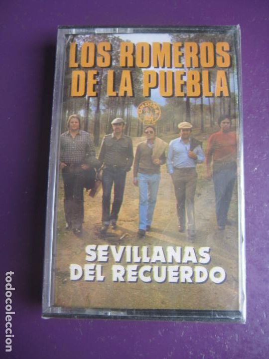 Cassettes Anciennes: LOS ROMEROS DE LA PUEBLA - CASETE HISPAVOX PRECINTADA - SEVILLANAS DEL RECUERDO + 9 EXITOS