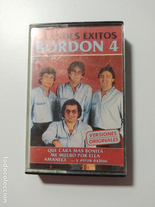 Casetes antiguos: Bordon 4. Grandes &eacute;xitos. CASETE. TDKCST16 - Foto 1