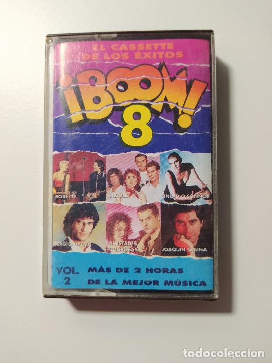 Casetes antiguos: &iexcl;BOOM 8!. VOL. 2 EL CASSETTE DE LOS EXITOS. CASETE. TDKCST16 - Foto 1